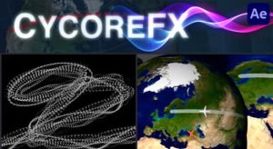 【英文】AE插件-遮罩路径球形地图线路动画 CycoreFX bundle v1.3.2 Win