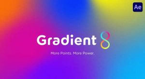 【中文】AE插件-8点控制颜色渐变效果 Gradient8 1.3 Win/Mac+使用教程