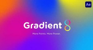 【中文】AE插件-8点控制颜色渐变效果 Gradient8 1.2 Win+使用教程