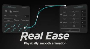 AE脚本-关键帧缓入缓出流畅曲线动画 Real Ease V1.0+使用教程