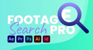 直接从云端库中搜索下载使用免版权素材AE/PR脚本 Stock Search Pro v1.1.2