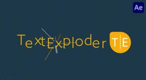 文字分割分离成单独图层AE脚本 TextExploder v3.0.000+使用教程