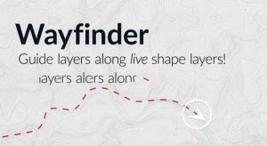 AE脚本-图层路径跟踪动画 Wayfinder v1.2.5