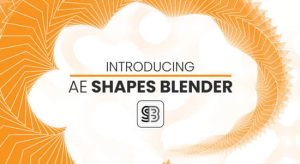 AE脚本-形状图形路径偏移混合动画制作 AE Shapes Blender 1.2.0